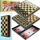 in 1 Chess, Checkers & Backgammon. All three games in one travel
