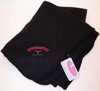 Gymnastics & Balance Beam Gymnast Warm Fleece Blanket Custom