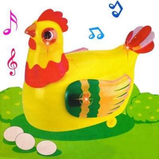 Learn Biddy Eggs Flash Light Music Electric Hen Chicks Baby Toy I035