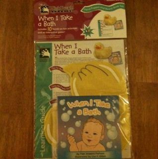 Baby Board Book & Puppet Set   Duck / Bathtime   Brand New in Package
