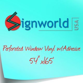 Window Vinyl ( window perf ) 54 X 165 (Mutoh Roland Mimaki Printer
