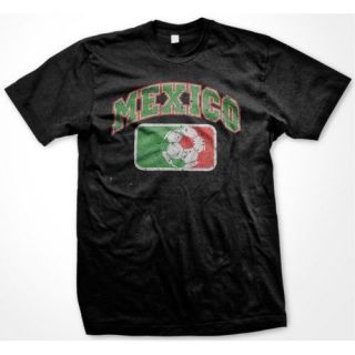Mexico Soccer T shirt Futbol Flag Camiseta Mens Tee
