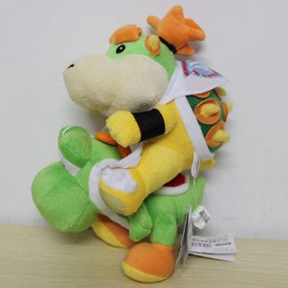 Super Mario Plush Toy Baby Bowser + Green Yoshi Stuffed Animal Doll 6