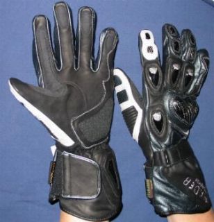 LADIES Motorcycle Gloves Leather RACER AERO POWER Med