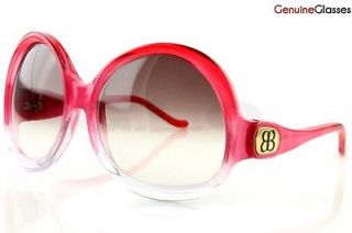 NEW AUTHENTIC BALENCIAGA SUNGLASSES BAL 0003 OFWS2 PINK CLEAR