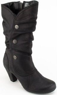 Bare Traps Shoes, Womens Armandy Slouchy Boots Black