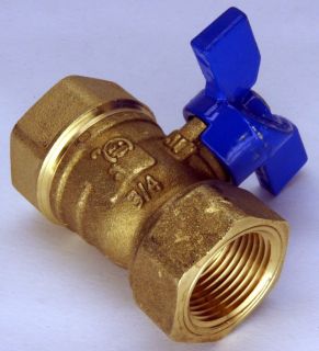 NEW 3/4 NPT BALL VALVE LOCKOFF LOCK OFF PROPANE OR NATURAL GAS 3/4