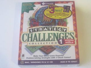 Edmark STRATEGY CHALLENGES COLLECTION Vol 1~NEW/SEALED