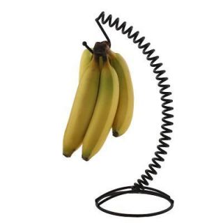 Banana Hanger Hook Black Spiral Wire Stand Fruit Tree Holder Phone