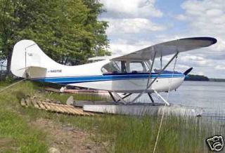 Aeronca Champ Seaplane Edo Floats Pushaw Lake Bangor ME