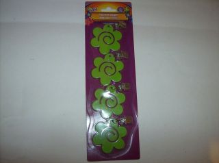 BRAND NEW FOUR GREEN LUAU SWIRL TABLECLOTH WEIGHTS