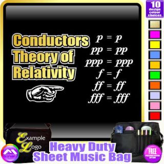 Theory Of Relativity pp   Sheet Music & Accessories Bag MusicaliTee