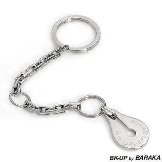 BK UP BY BARAKA Made in Italy Dazzling Key Ring Made in Stainless