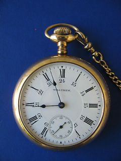 Gold Pocket Watch by Waltham / 1908 / P.S. Bartlett Grade / 17 Jewels