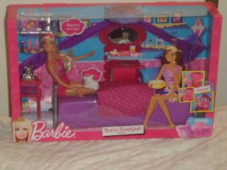BNIB BARBIE BED TO BREAKFAST BEDROOM   Furniture Set & Barbie Doll