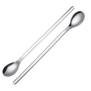 Master Class Soda Spoons / Ice Cream Spoons, Stainless Steel, Set of 2