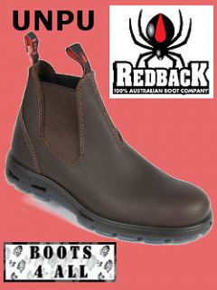 Redback Work Boots UNPU Great Barrier  Waterproof Soft Toe Elastic