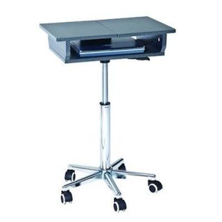 The Sharper Image Foldable Table Laptop Cart RTA SIB006 GPH 06 NEW