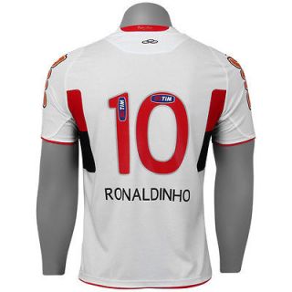 2012 Flamengo Away #10 Ronaldinho Jersey Olympikus Authentic Sizes S/L