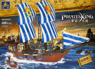 Pirate Kingdom Black Pearl bateau barco pirate ship building blocks