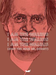 Oliver Barrett print for Big Lebowski Donny I am the walrusSteve