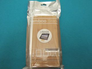 Bamboo Stand For I Phone I Pad I Pod Touch And Tablet