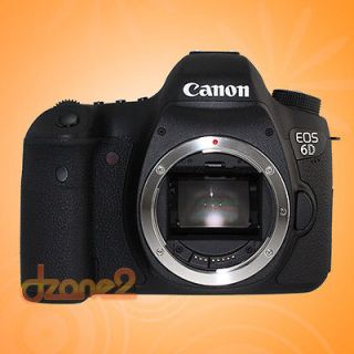 Canon EOS 6D 20.2 MP FHD 1080p Digital Camera ( Body Only ) + 1 year