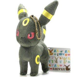 Pokemon I Love Eevee UMBREON 6 Ball Chain Plush Doll Toy Heart