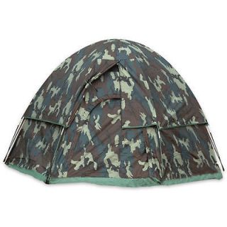 Camouflage 3 Man Hexagon Dome Survival Bug Out Tent 