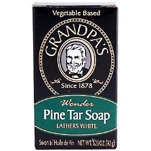 Grandpas Wonder Pine Tar Soap 3.25 oz Bar