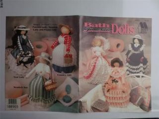 Bath Tissue Cover Dolls In Plastic Canvas Pattern