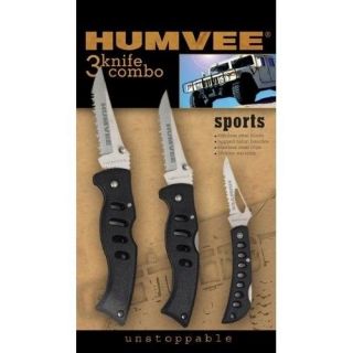 Piece Folding Knife Knives Combo Set Sports Stainless Steel Blade