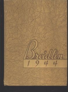 Wilkes Barre PA Coughlin High School yearbook 1944 Pennsylvania