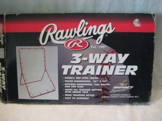 Rawlings 3 Way Trainer Thrown Net, New, Loc Huson SHLF
