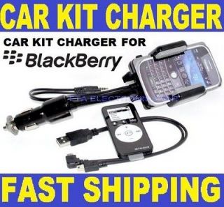 For BlackBerry and Motorolla FM Transmitter Handsfree Mini USB Car Kit