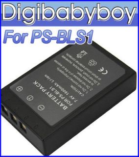Battery pack for Olympus BLS 1 PS BLS1 E620 E420 E410 black new
