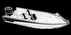 Lund SSV 14 Trailerable Fishing Bass Ski Jon Boat Cover