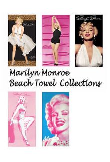 Marilyn Monroe Beach/Bath Towel Collections 30x60