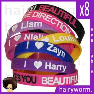 One Direction THATS WHAT MAKES YOU BEAUTIFUL I LOVE WRISTBANDS