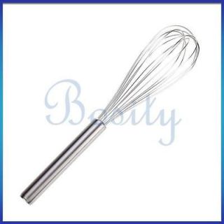 Steel 8 wire Egg Beater Whisk Eggbeater Frother Mixer Kitchen Tool