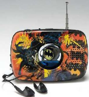 Batman Battery Operated Mini FM Radio