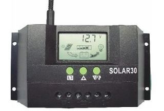 30A 12V/24V Solar Controller Regulator Charge Battery Safe Protection