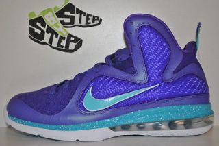Nike LeBron 9 Summit Lake Hornets DS Size 8 Purple 9 South Beach VII