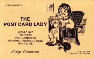 Postcard 922218 Lady Cat Rosencrans Wenonah NJ