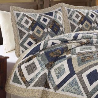 Block Twin Full Queen King Size Quilt  Cotton Bed Bedding Set