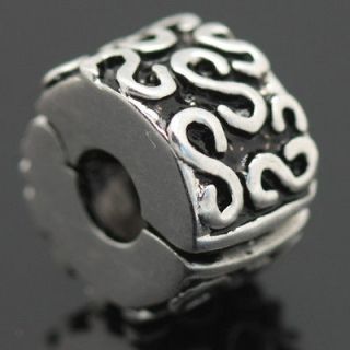 Spacer Silver European Charm Bead for Snake Bracelet/Necklace X017 A11