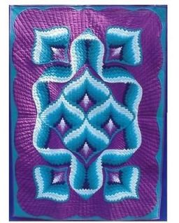 NEW PATTERN ~ BARGELLO STYLE QUILT ~ 37X52 ~