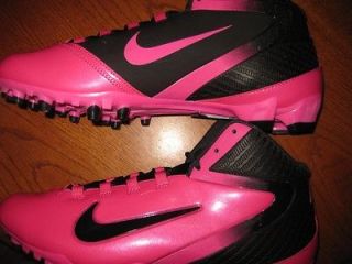 Nike Alpha Speed Mid TD Football Cleats sz 9.5 Vapor Black and Pink