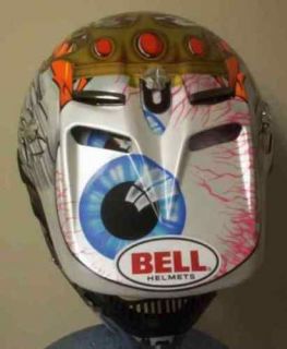 Bell Moto 7R Metzger replica Camo MX motorcycle ATV helmet eyeball
