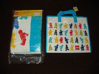 Lego Minifigures Beach/ Grocery/Carry/ Toy Bag and Beach / Bath Towel